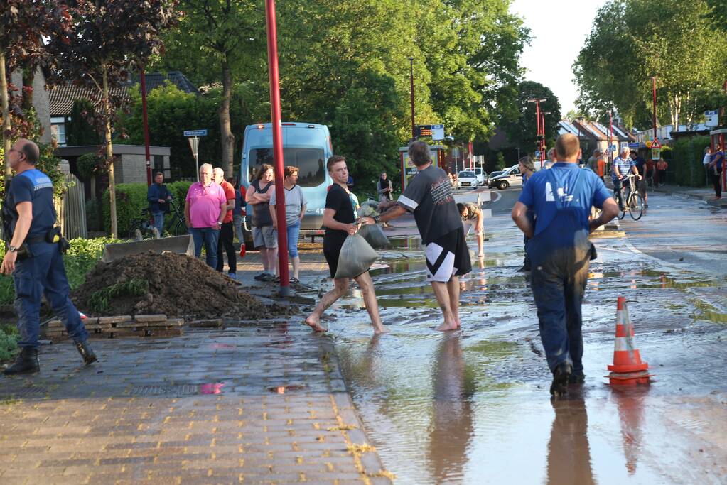Waterballet na gesprongen waterleiding