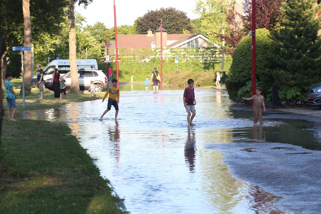 Waterballet na gesprongen waterleiding