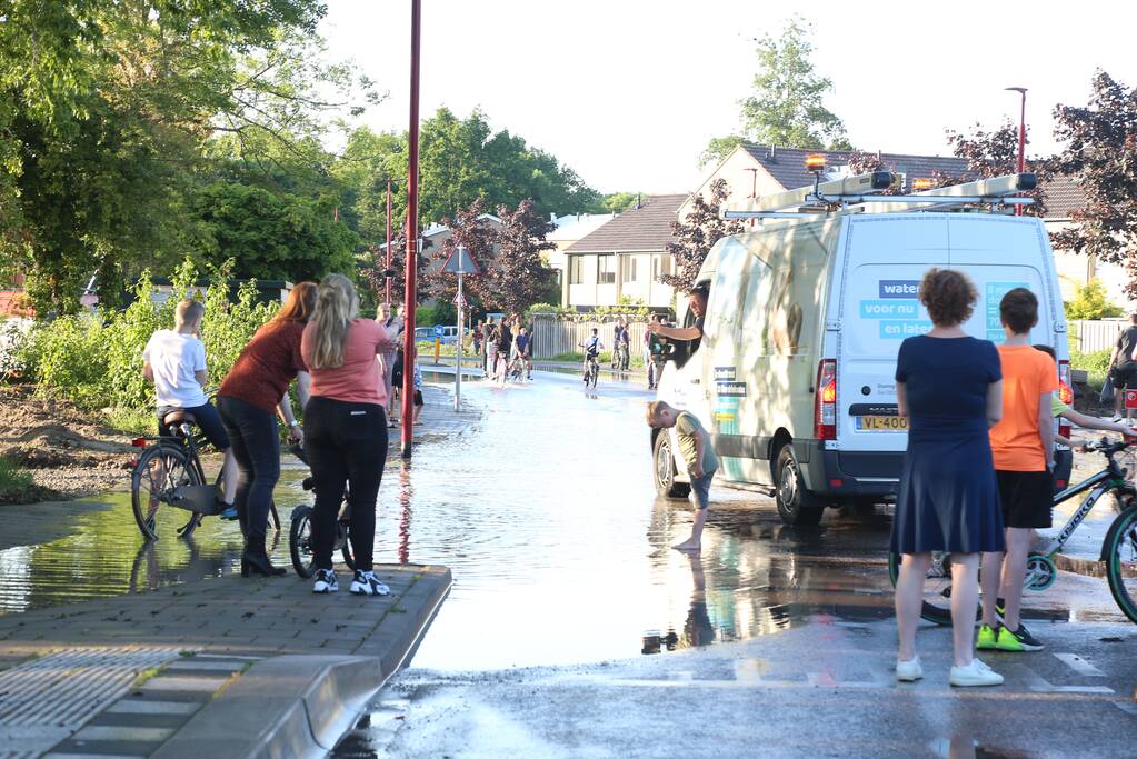 Waterballet na gesprongen waterleiding
