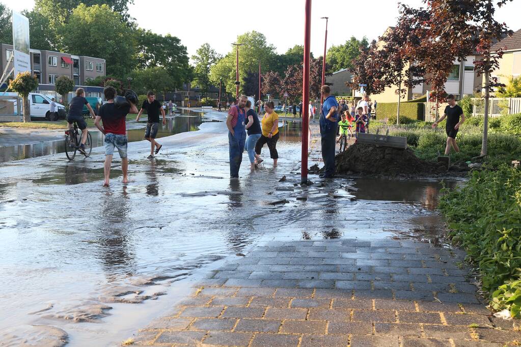 Waterballet na gesprongen waterleiding