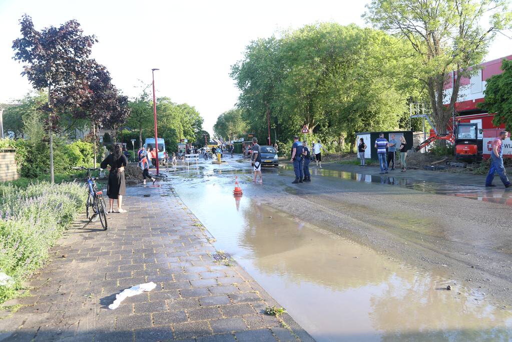 Waterballet na gesprongen waterleiding
