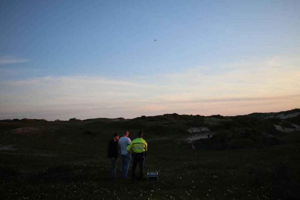 Grote zoekactie naar vermist persoon in duingebied