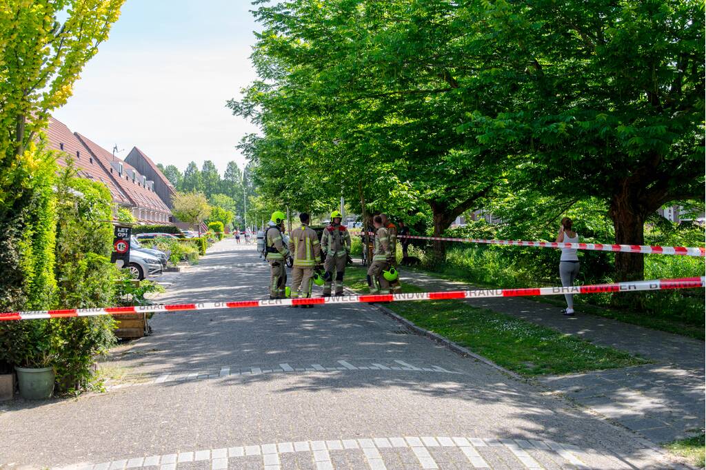 Bewoner raakt gasleiding tijdens klussen