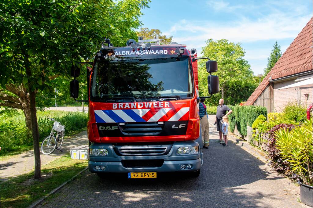 Bewoner raakt gasleiding tijdens klussen