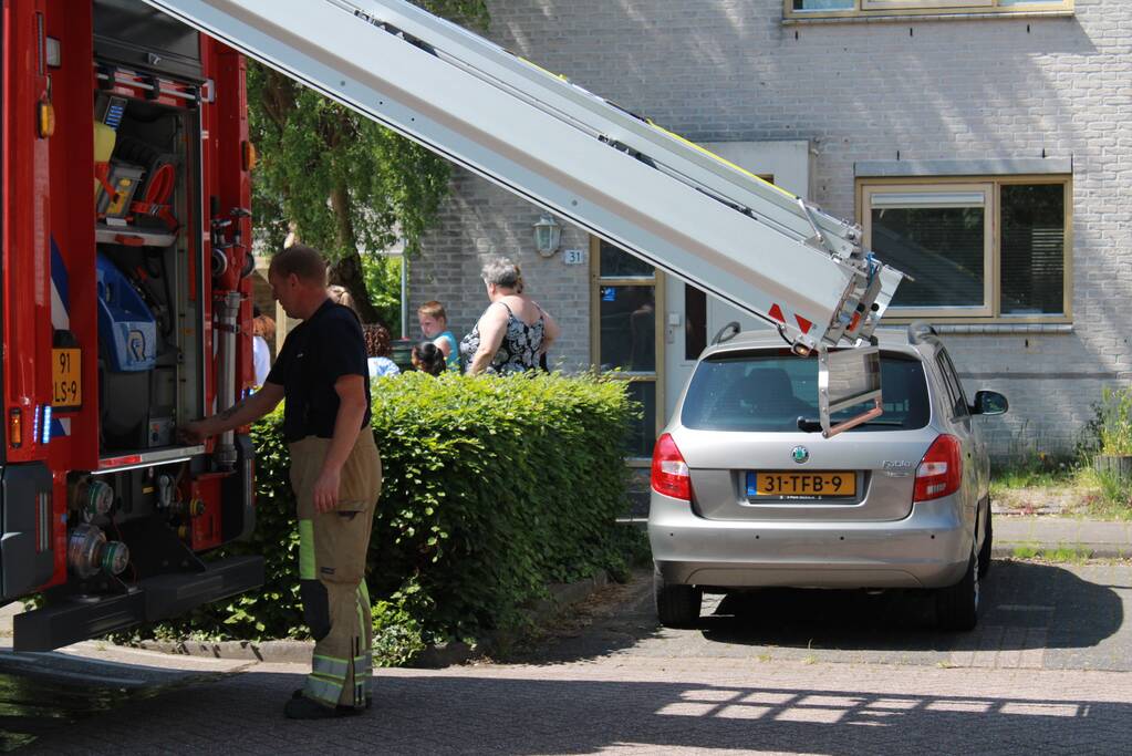 Brand in keuken snel geblust
