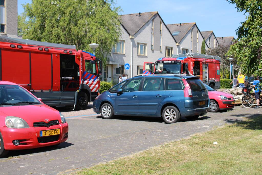 Brand in keuken snel geblust