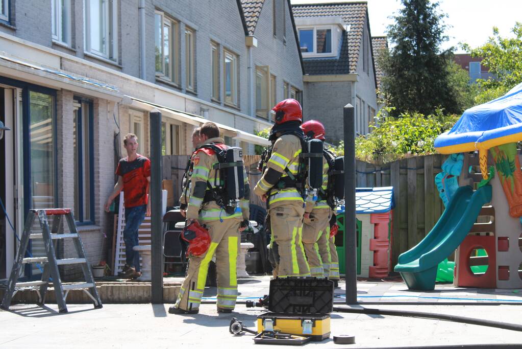 Brand in keuken snel geblust