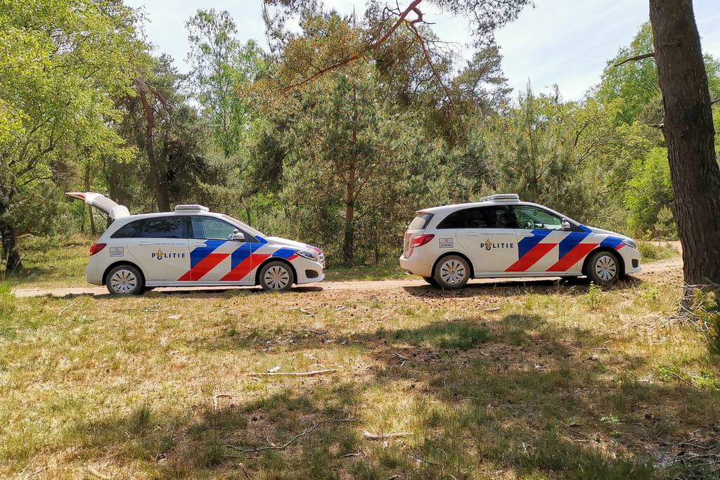 Natuurbrand op de Ginkelse Heide