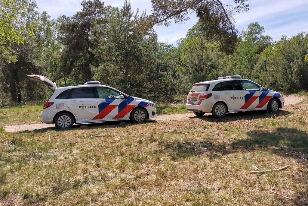Natuurbrand op de Ginkelse Heide