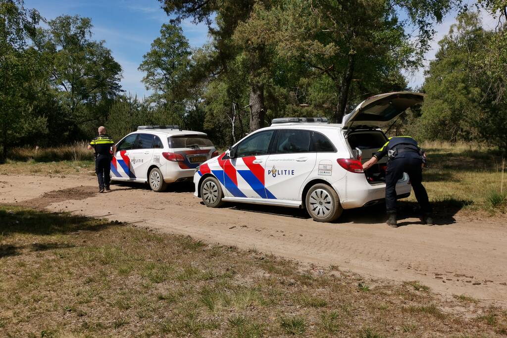 Natuurbrand op de Ginkelse Heide