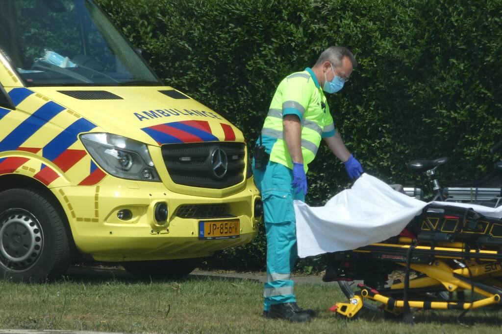 Fietser gewond na valpartij