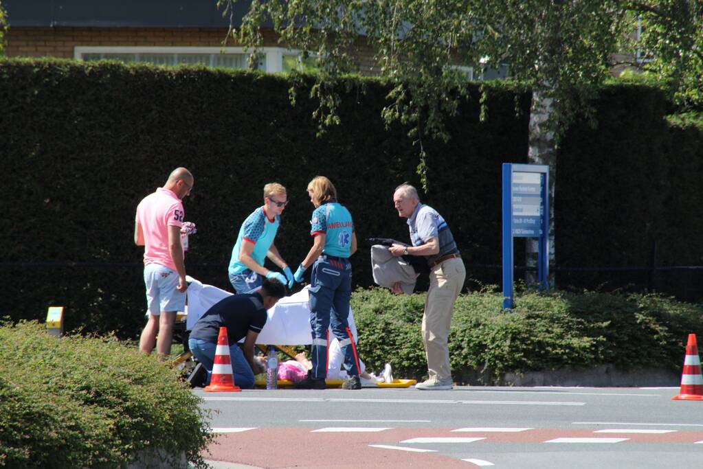 Fietser gewond na val