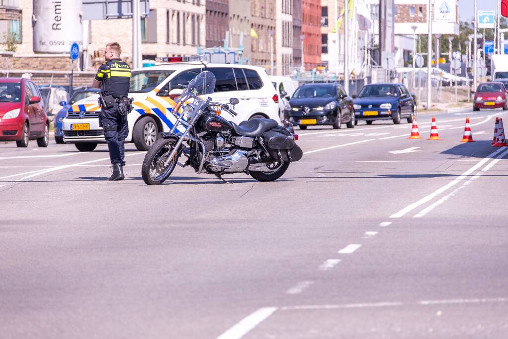 Motorrijder gewond bij ongeval