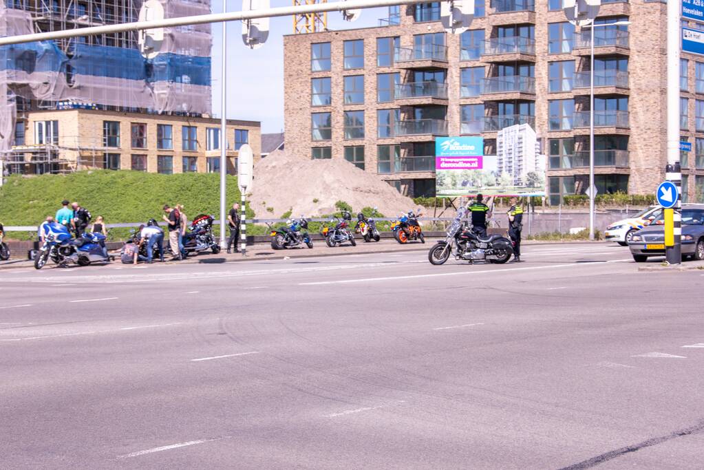 Motorrijder gewond bij ongeval