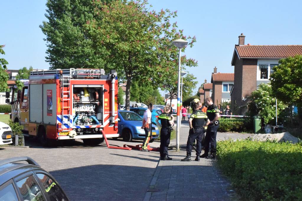 Wespenbestrijdingsactie eindigt in brand in spouwmuur