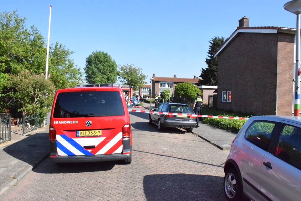 Wespenbestrijdingsactie eindigt in brand in spouwmuur