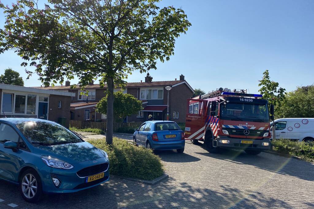 Wespenbestrijdingsactie eindigt in brand in spouwmuur