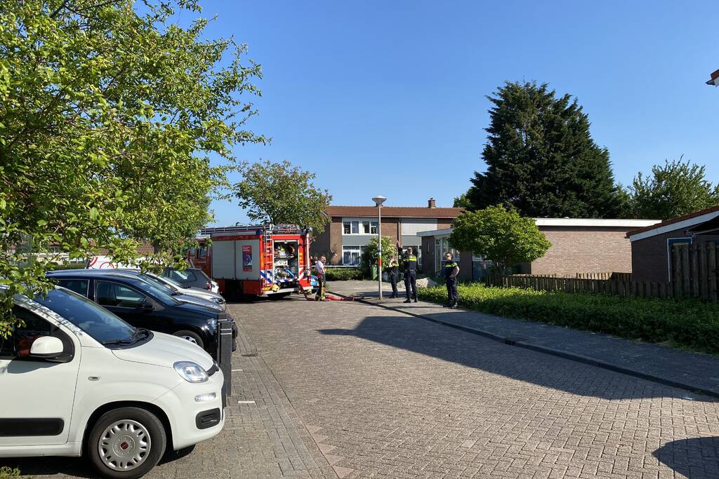 Wespenbestrijdingsactie eindigt in brand in spouwmuur