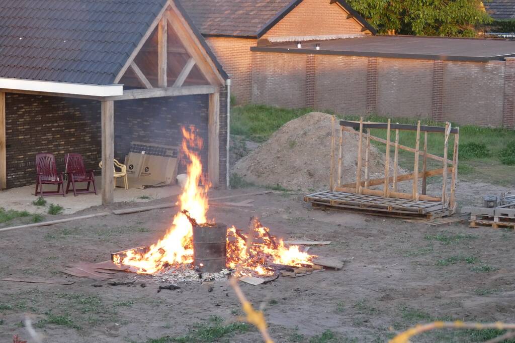 Buitenbrand blijkt kampvuur