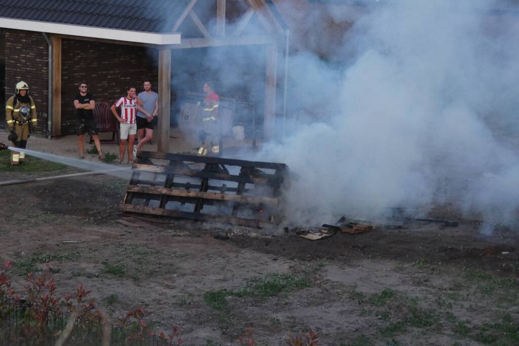 Buitenbrand blijkt kampvuur