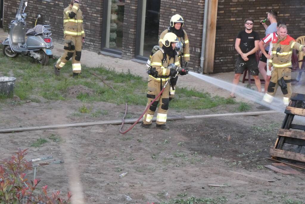 Buitenbrand blijkt kampvuur