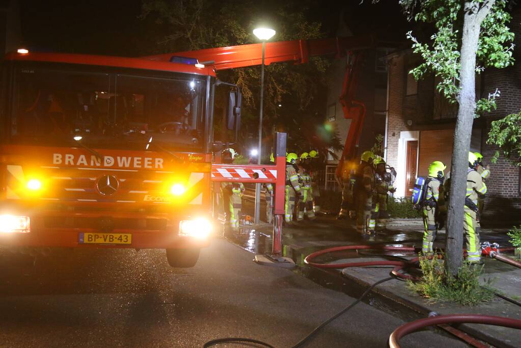 Flinke brand in woning