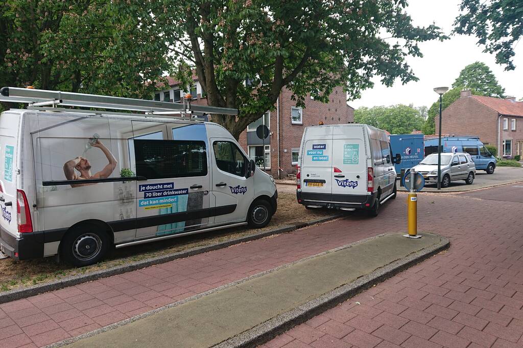 Wederom waterleiding gesprongen