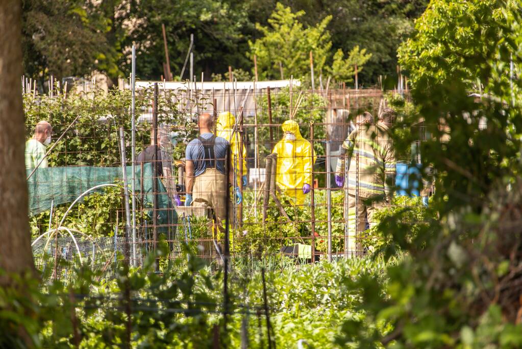 Persoon overleden op volkstuinenterrein