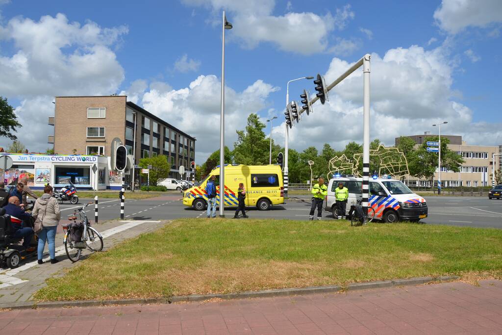 Opnieuw aanrijding met fiets, een persoon gewond
