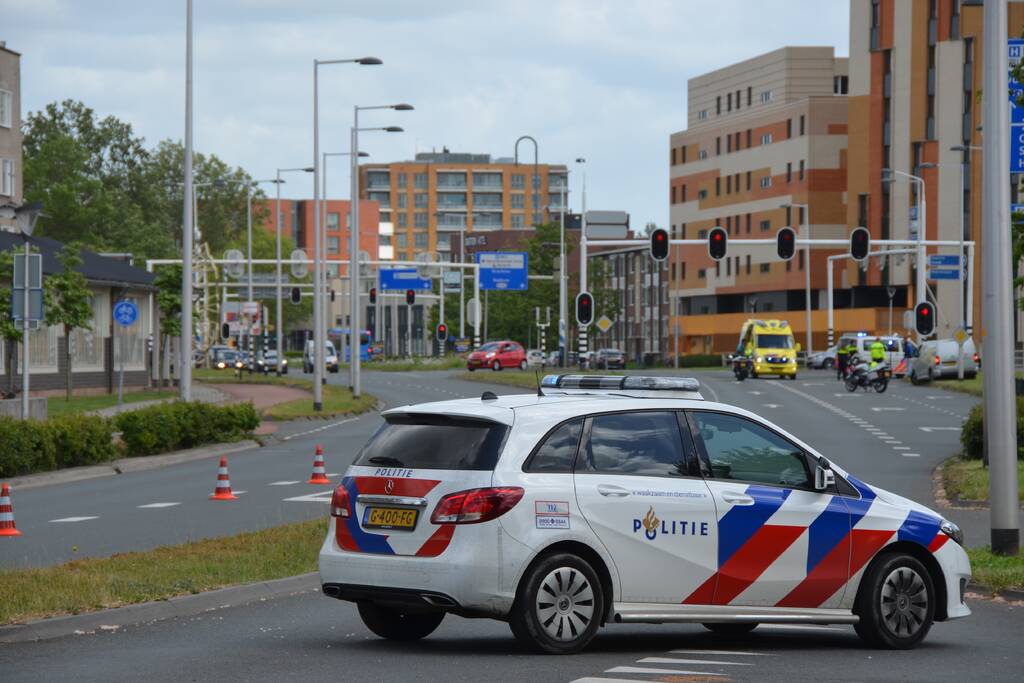 Opnieuw aanrijding met fiets, een persoon gewond