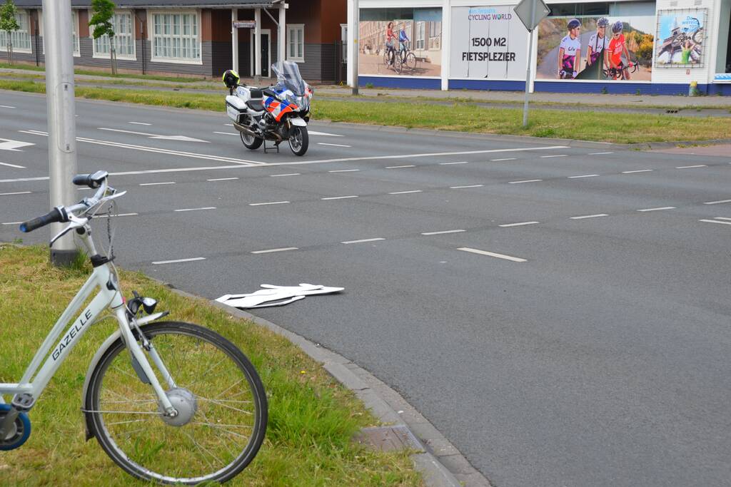 Opnieuw aanrijding met fiets, een persoon gewond