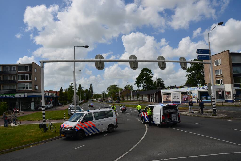 Opnieuw aanrijding met fiets, een persoon gewond