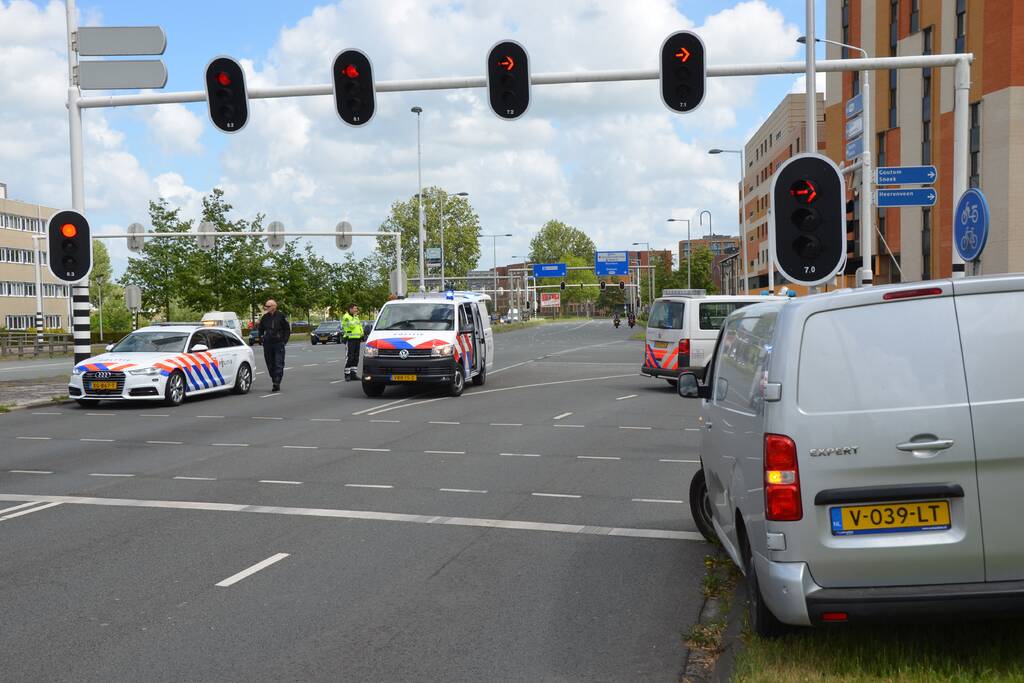 Opnieuw aanrijding met fiets, een persoon gewond