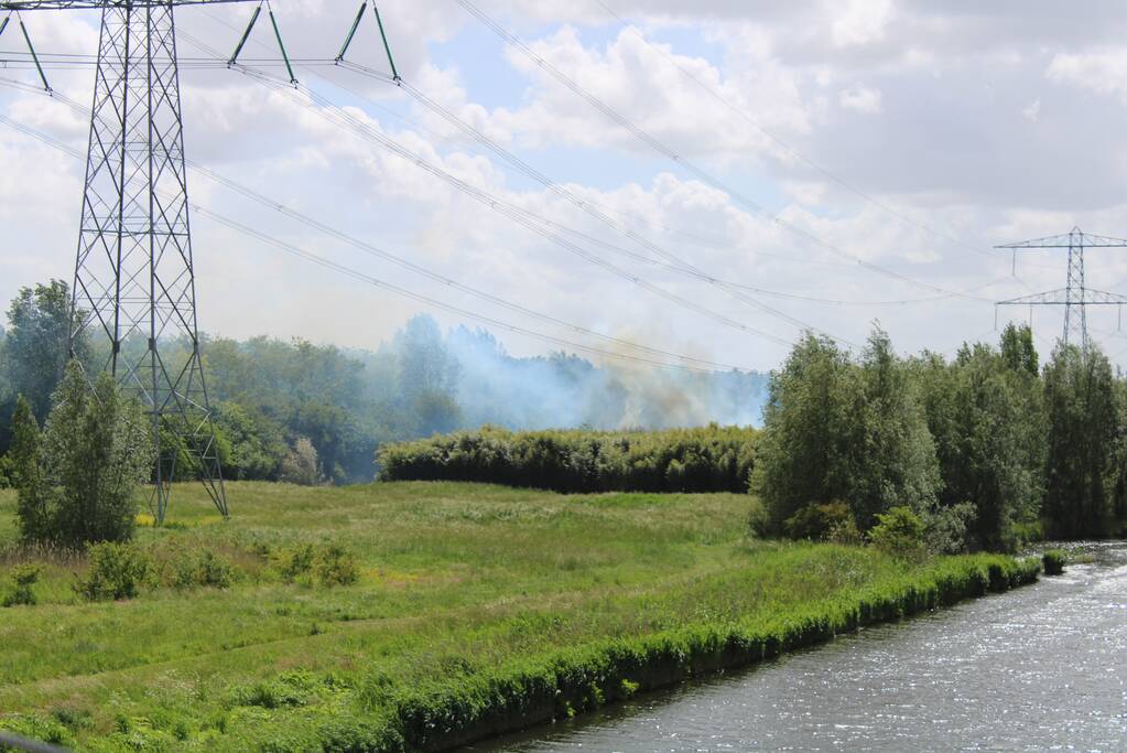 Grote brand in natuurgebied