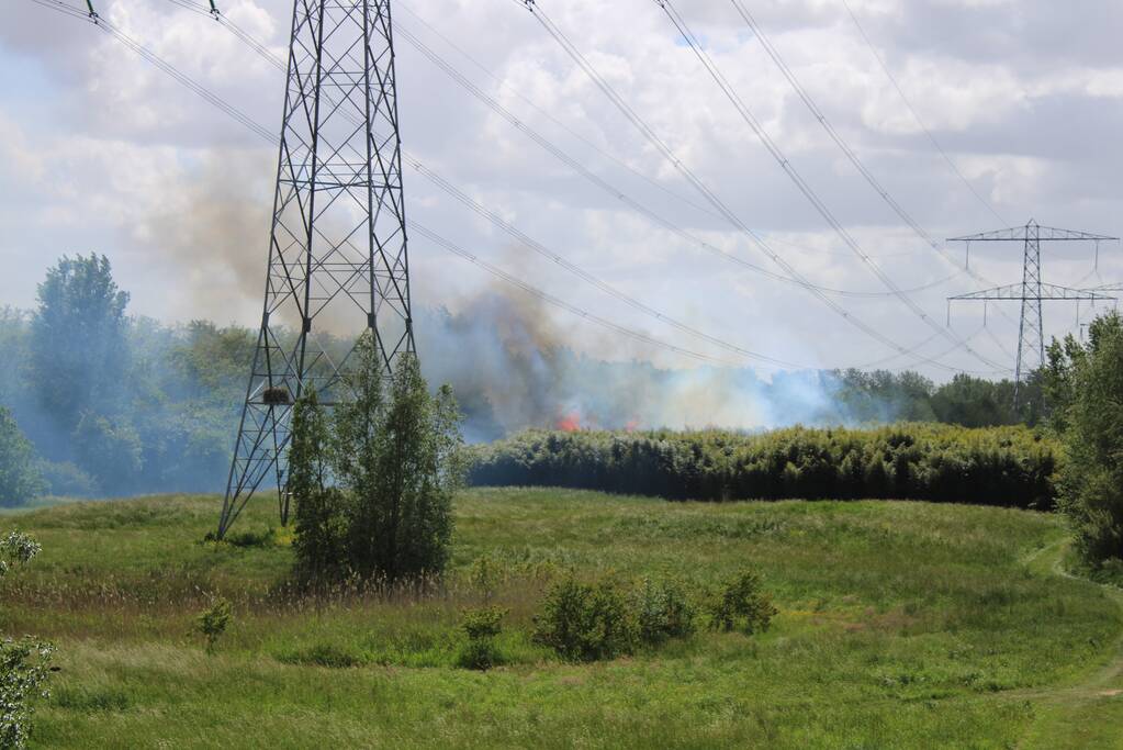 Grote brand in natuurgebied