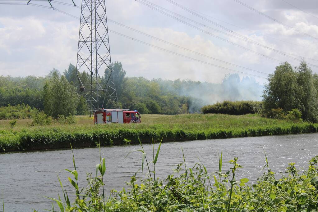 Grote brand in natuurgebied