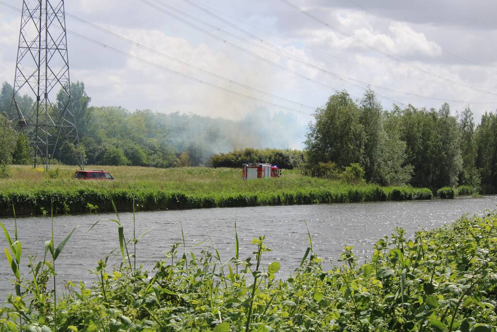 Grote brand in natuurgebied
