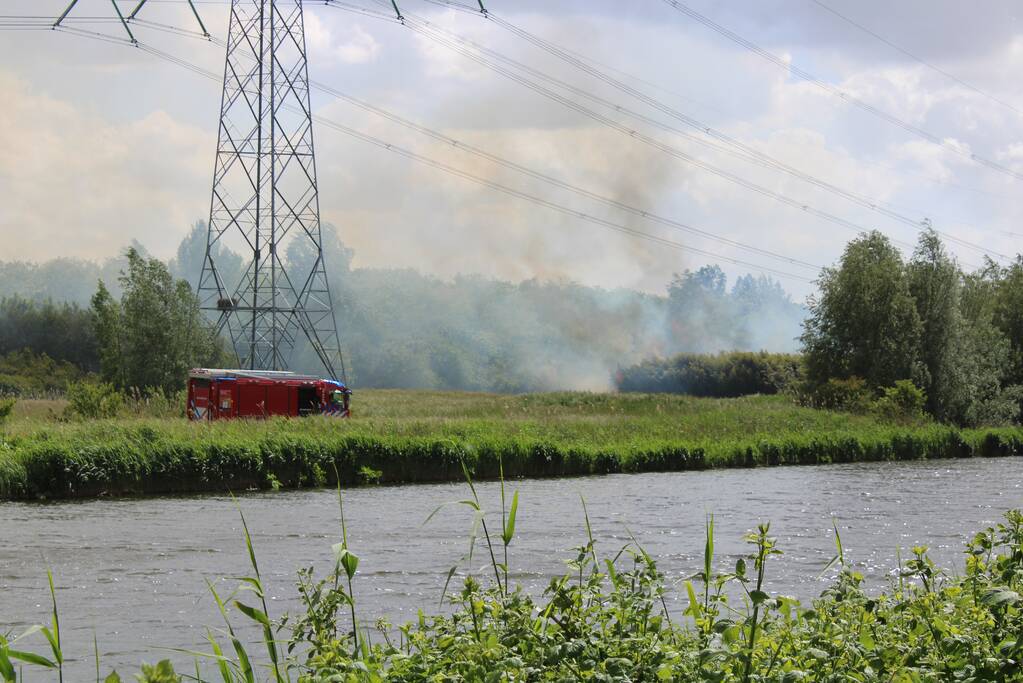 Grote brand in natuurgebied