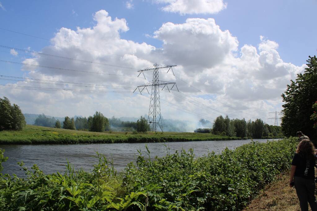Grote brand in natuurgebied