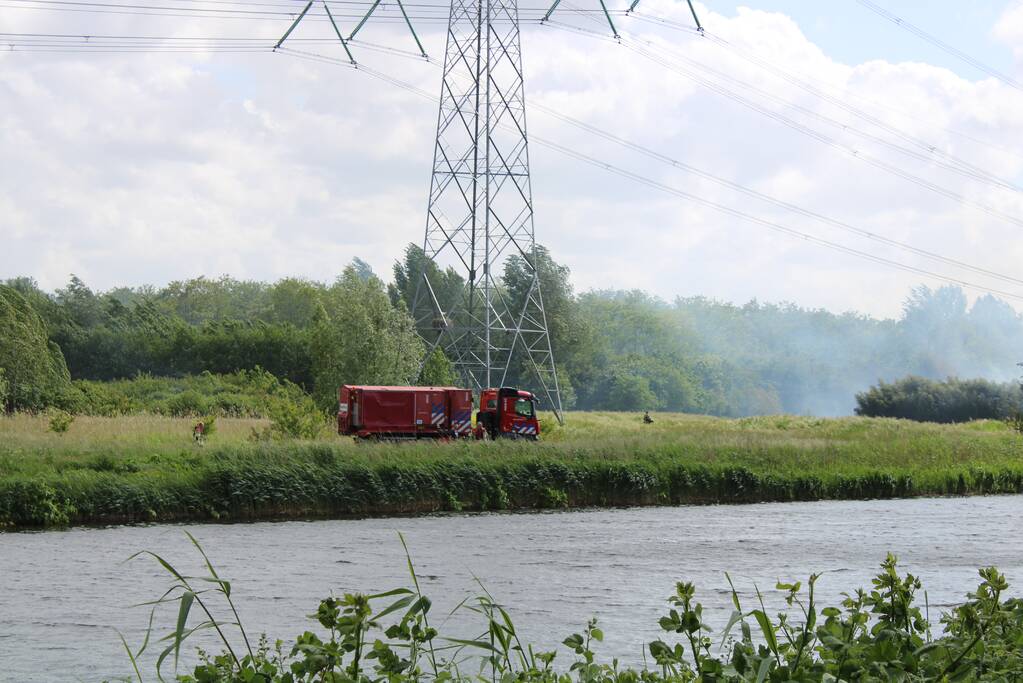 Grote brand in natuurgebied