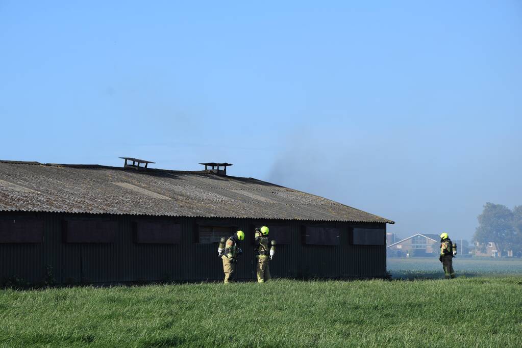 Uitslaande brand in schuur snel onder controle