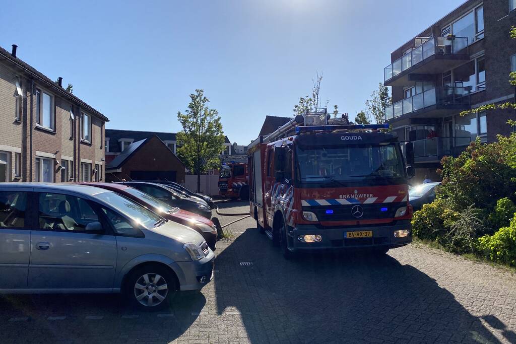Brand in woning