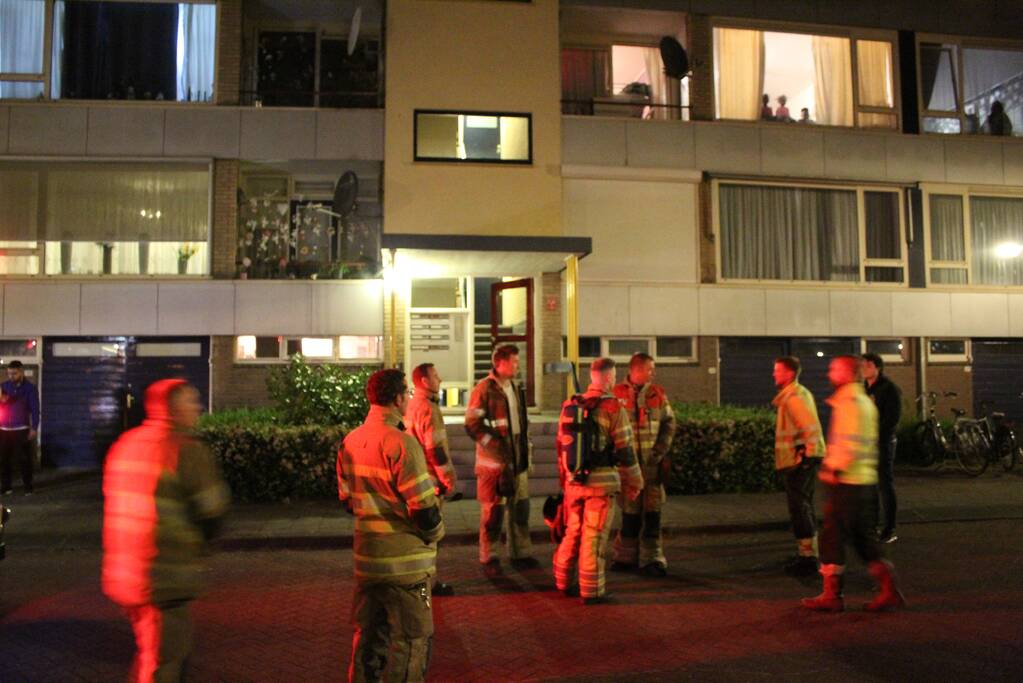 Gaslekkage blijkt lekkende brommer in berging