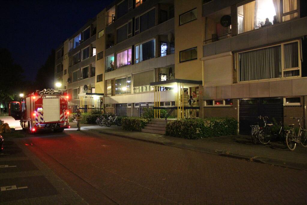 Gaslekkage blijkt lekkende brommer in berging