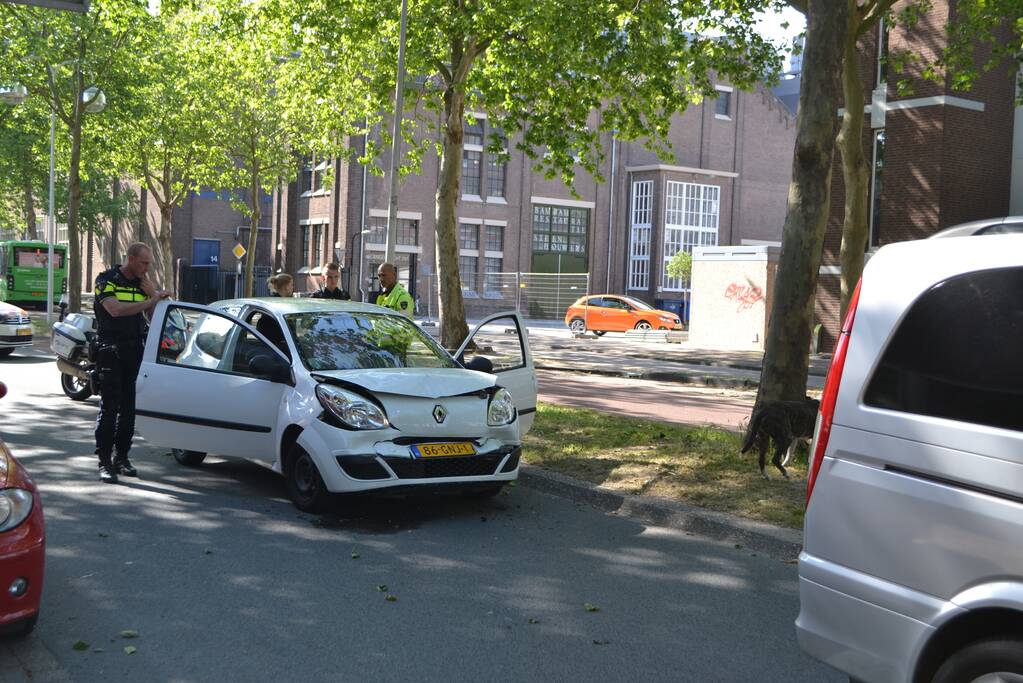 Veel schade door kop-staart botsing