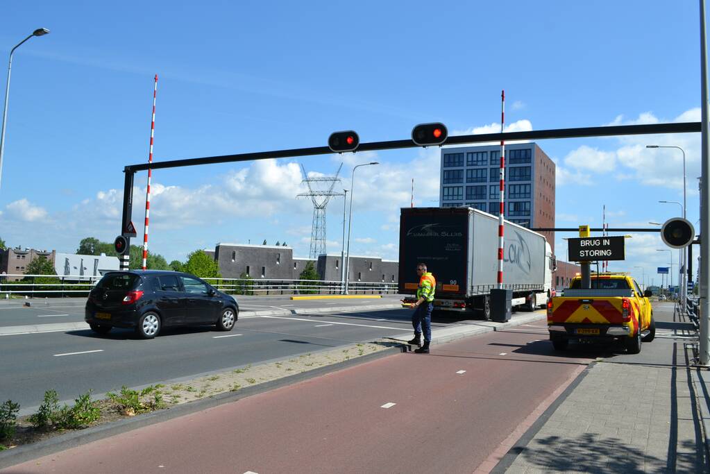 Zijlbrug opnieuw in storing