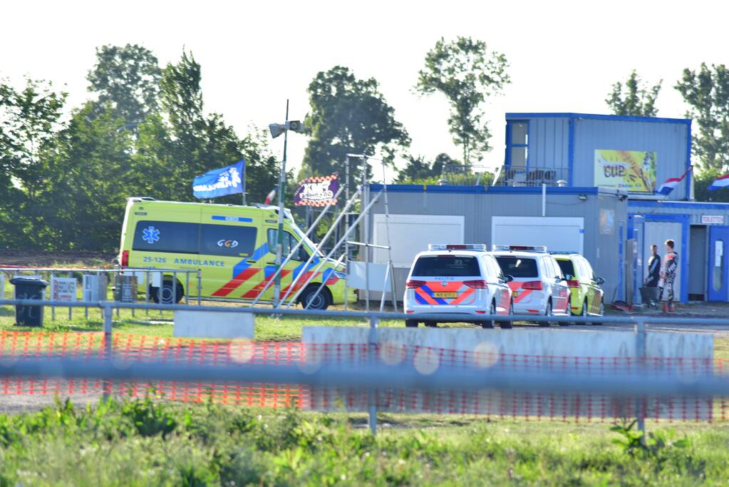 Persoon gewond na ongeval op crossbaan