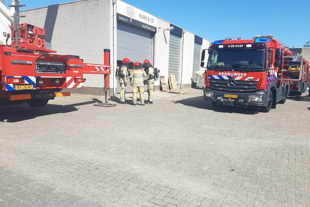 Brand in bedrijfspand op Industrieterrein Noordersluis
