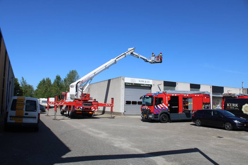 Brand in bedrijfspand op Industrieterrein Noordersluis