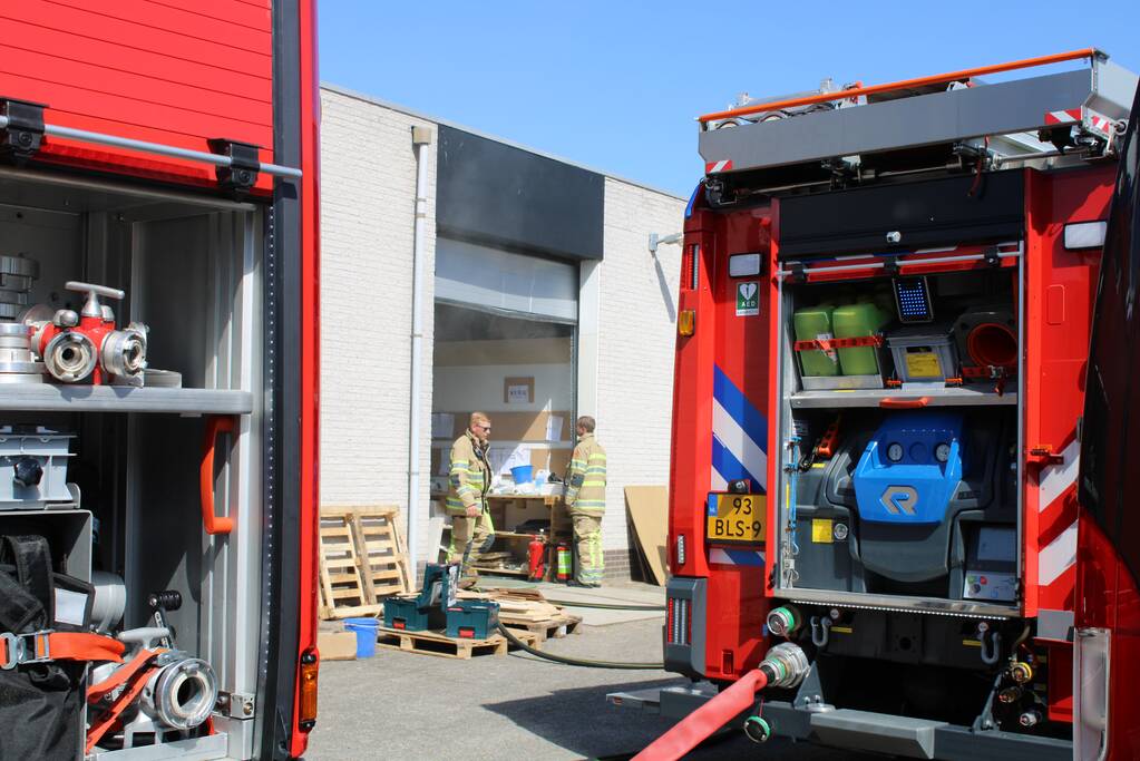 Brand in bedrijfspand op Industrieterrein Noordersluis
